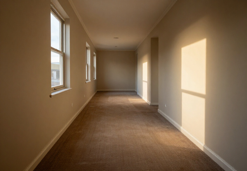 Restored living room in Huntleys Cove after flood damage repair